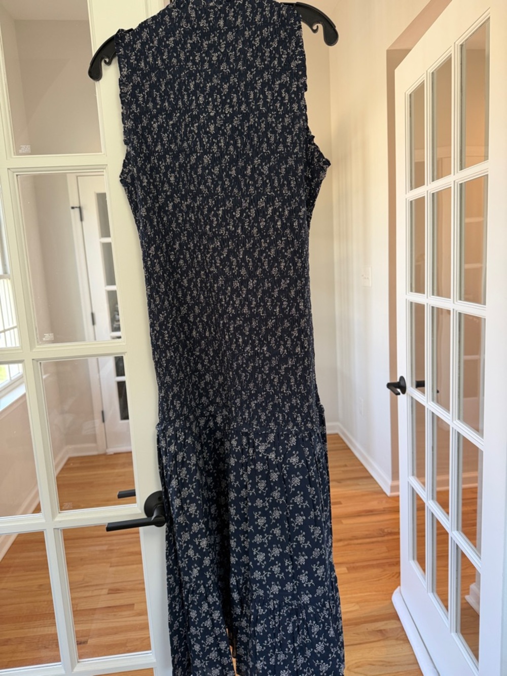 Veronica Beard Verena Dress. Sleeveless Navy Floral Midi Dress. Size 10. NWT. - Picture 5 of 6